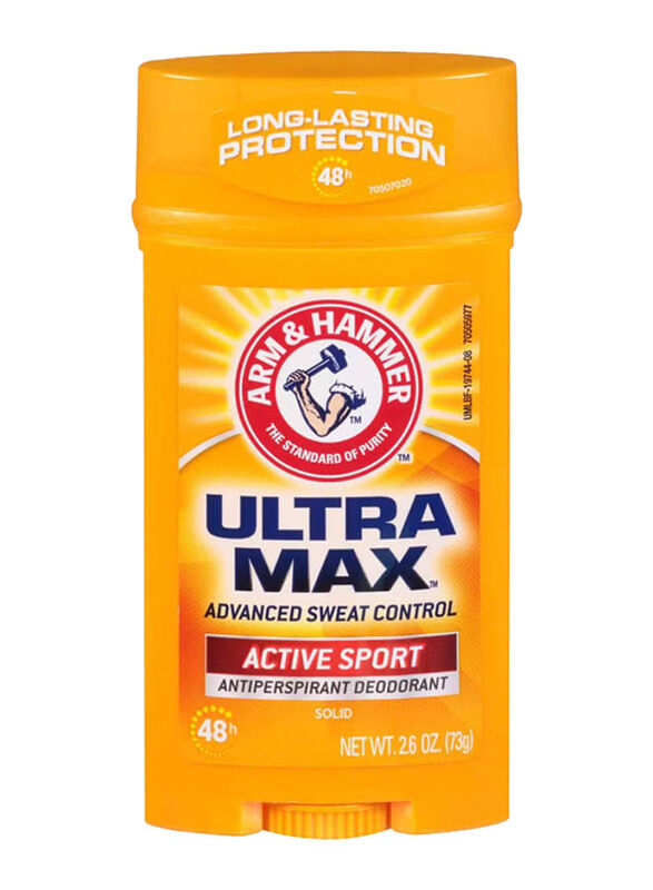 

Arm & Hammer Ultra Max Active Sport Antiperspirant Deodorant Set, 6 x 2.6 Oz