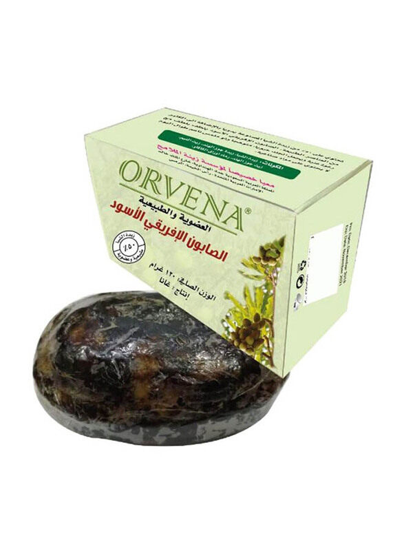 

Orvena African Black Soap, 120 gm