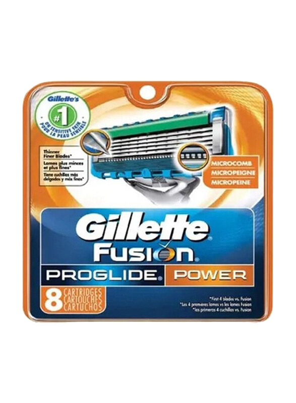 

Gillette Fusion Blades Proglide Power Razor, 8 Pieces