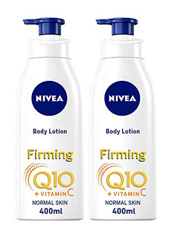 

Nivea Q10 Plus Vitamin C Normal Skin Firming Body Lotion, 2 x 400ml