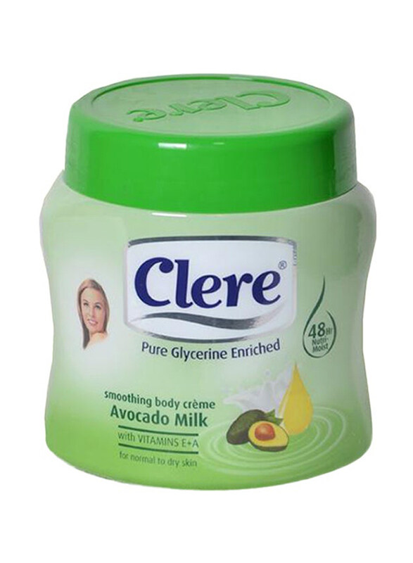 

Clere Pure Glycerine Avacado Milk Body Cream, 500ml