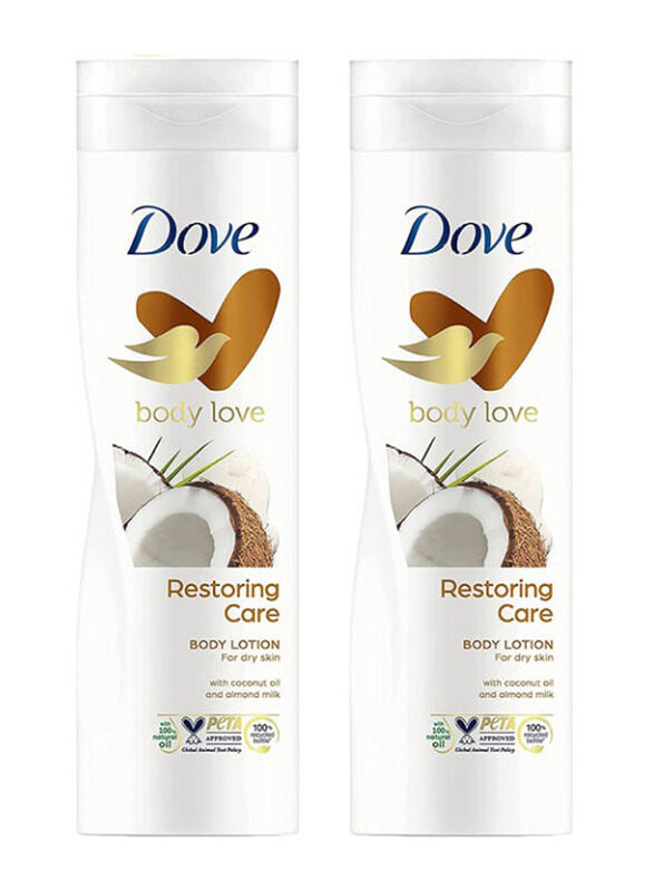 

Dove Body Love Restoring Care Body Lotion, 2 x 250ml