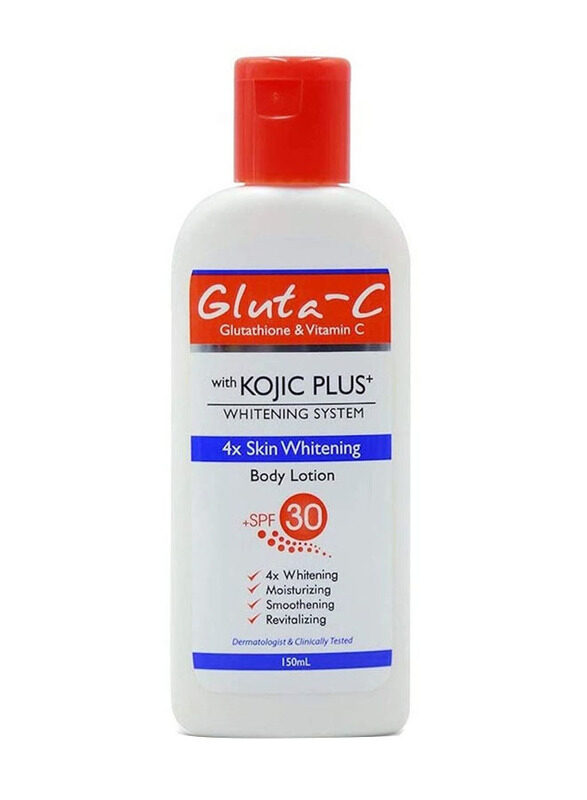 

Gluta C Glutathione & Vitamin C with Kojic Plus+ SPF30 Body Lotion, 150ml