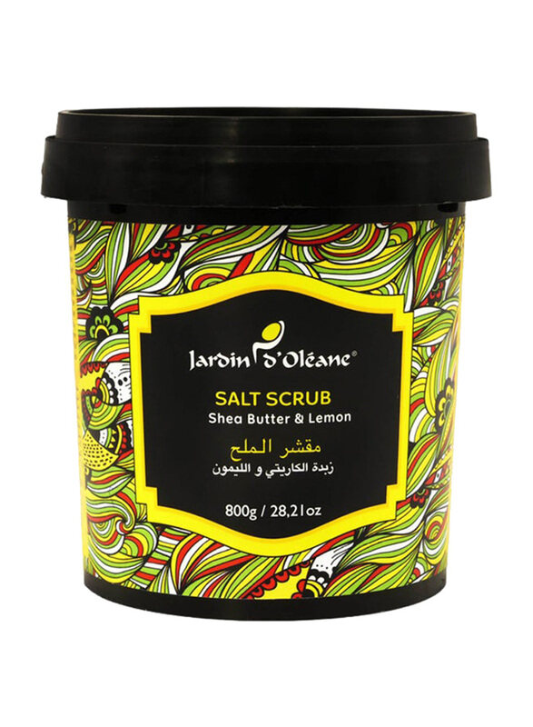 

Jardin d'Oleane Salt Scrub With Shea Butter And Lemon White, 800g