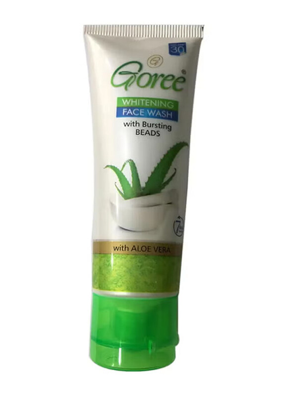 

Goree Whitening Face Wash with Bursting Beads, 70ml