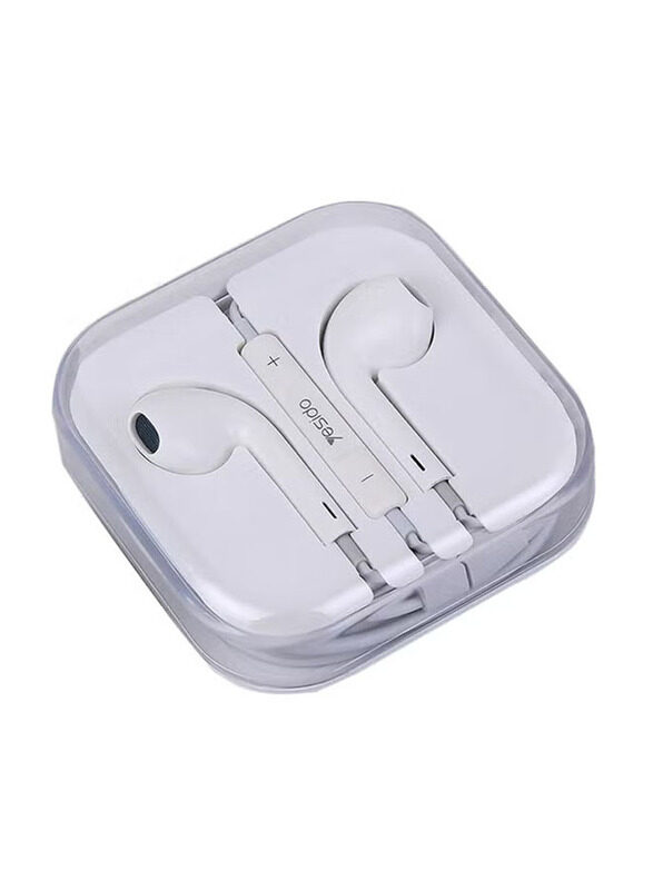 

Yesido Wired In-Ear Earphones with Mic, White