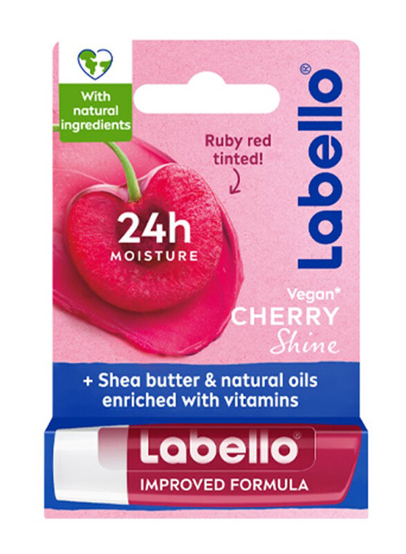 

Labello Cherry Shine Moisturizing Lip Balm, 4.8g