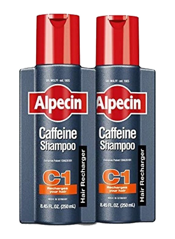 

Alpecin Caffeine Shampoo, Multicolour, 500ml, 2 Pieces