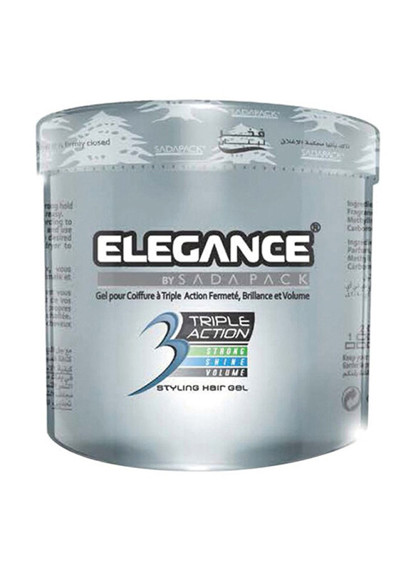 

Elegance Triple Action Professional Hair Gel for All Hair Type, 500ml