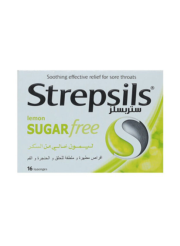 

Strepsils Lemon Sugar Free Set, 16 Lozenges