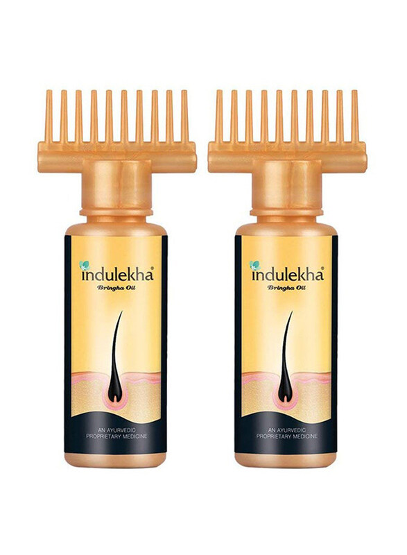 

Indulekha Bringha Hair Oil for All Hair Type, 2 x 100ml