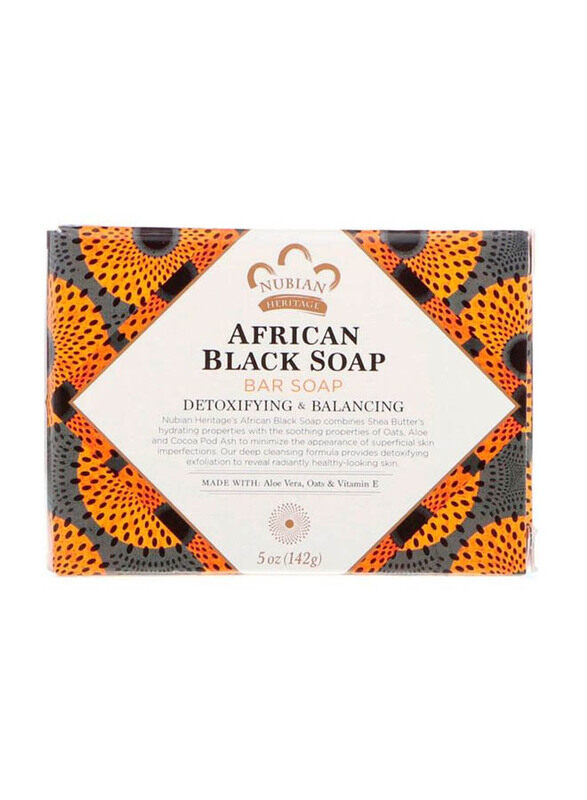 

Nubian Heritage African Black Soap, 142g