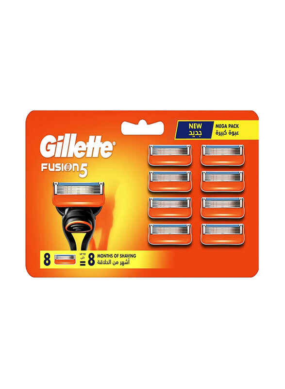 

Gillette Fusion 5 Men Razor Blades Refills, 8 Pieces