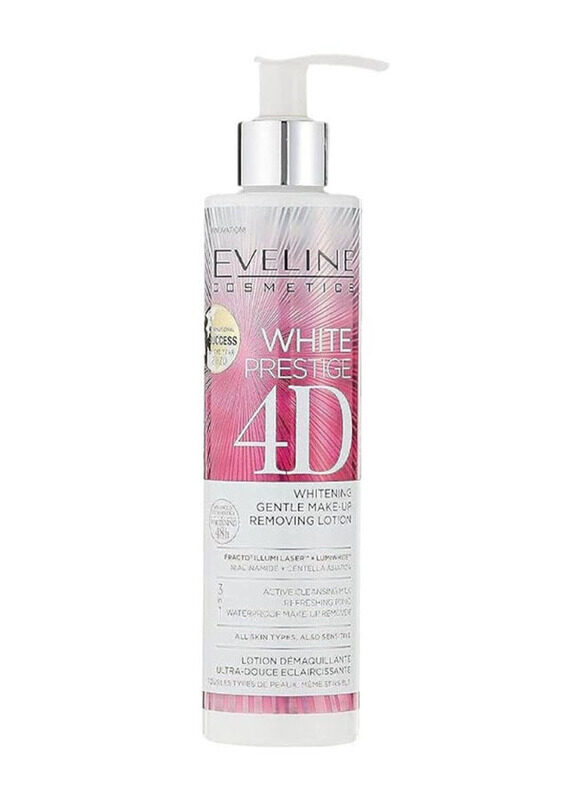 

Eveline Cosmetics Prestige 4D Makeup Removing Lotion, 245ml, White