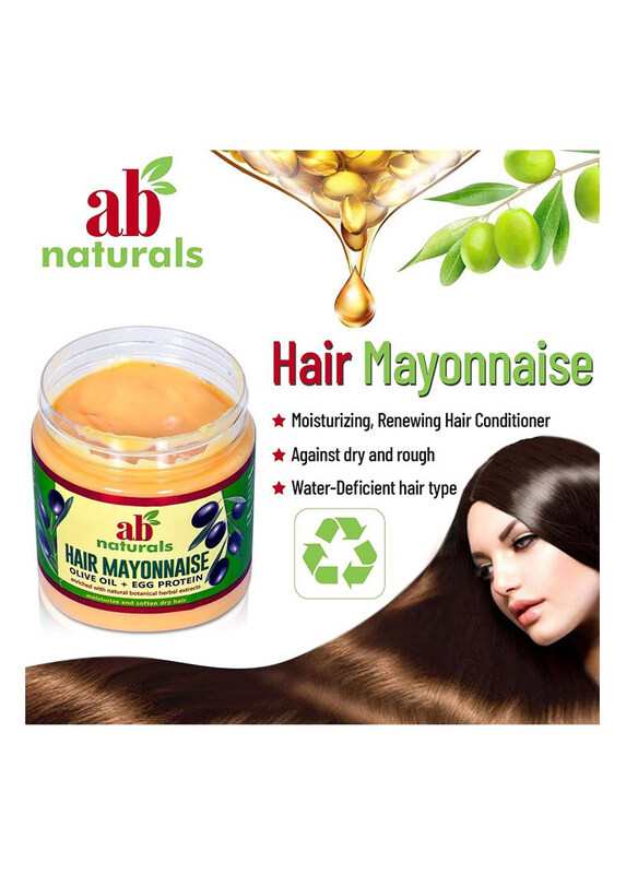 

Ab Naturals Hair Mayonnaise Olive Oil + Egg Protein for Dry Hair, 250ml