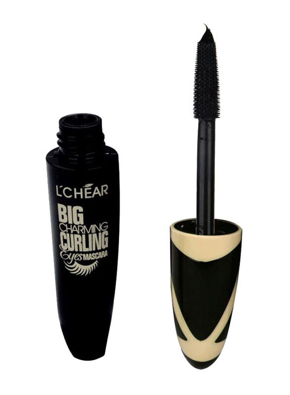 

L'chear Big Charming Curling Eyes Brush Mascara, Black