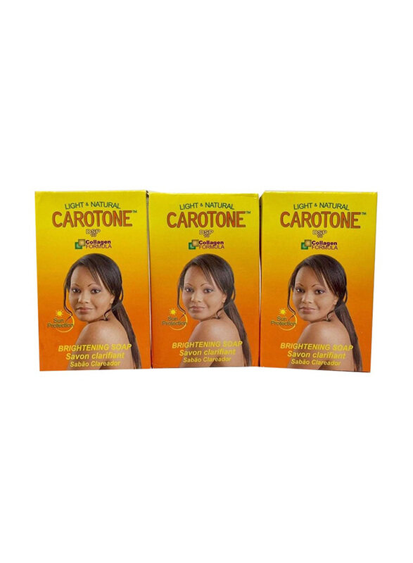 

Carotone Light & Natural Brightening Soap Set, 3 x 190gm