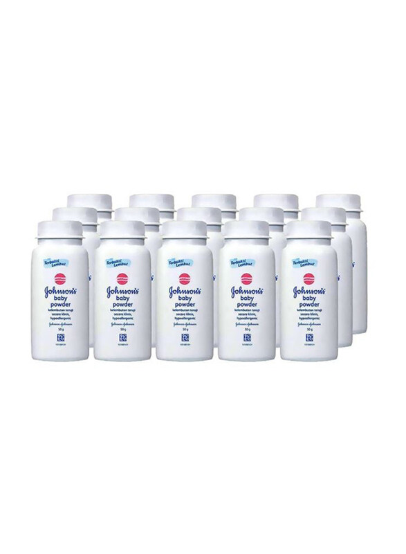 

Johnson's 15-Piece Hypoallergenic Baby Powder Set, White