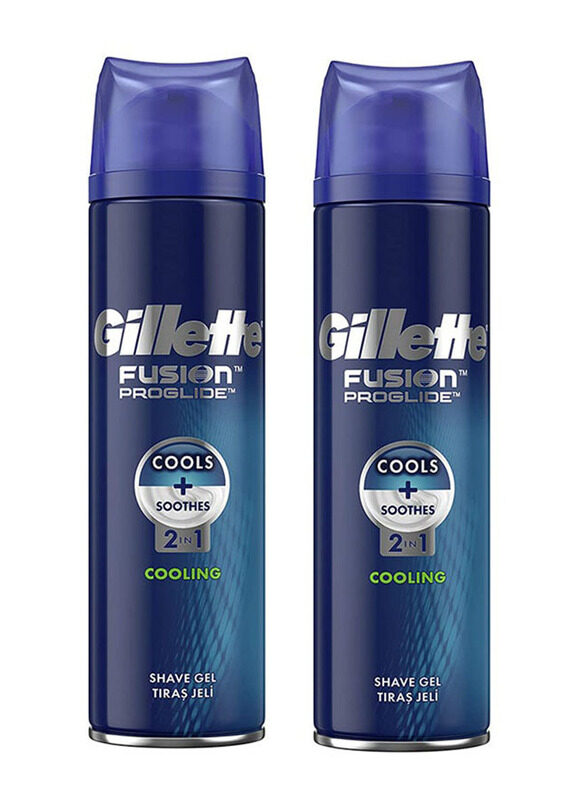 

Gillette Proglide Cooling Shaving Gel, 2 x 200ml