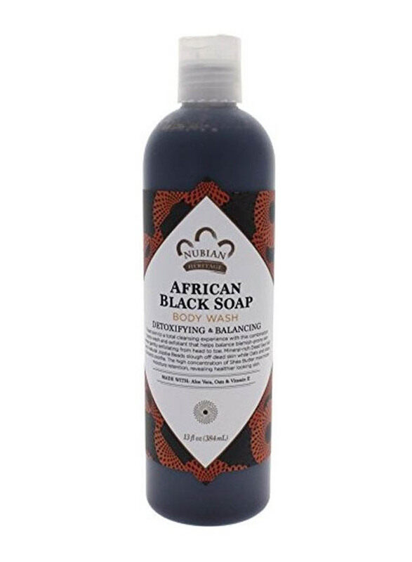 

Nubian Heritage African Black Soap Body Wash, 13oz