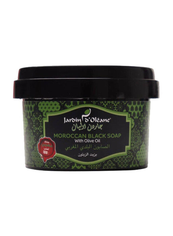 

Jardin D Oleane Moroccan Black Soap With Olive Oil, 250gm