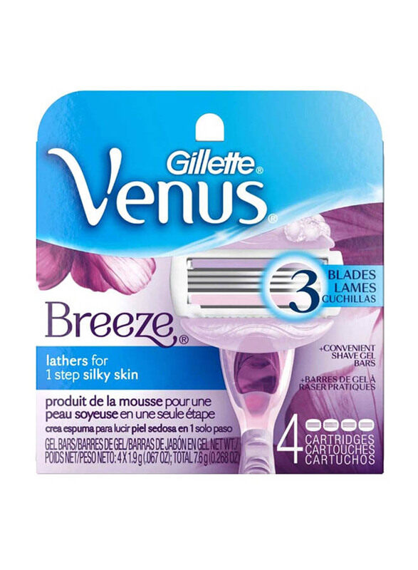 

Gillette Venus Spa Breeze Blade, 4 Pieces