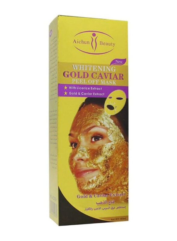 

Aichun Beauty Whitening Gold Caviar Peel Off Face Mask, 100ml