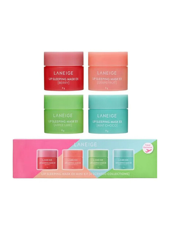 

Laneige Lip Sleeping Mask EX Mini Kit 4 Scented Collections, 4 Pieces