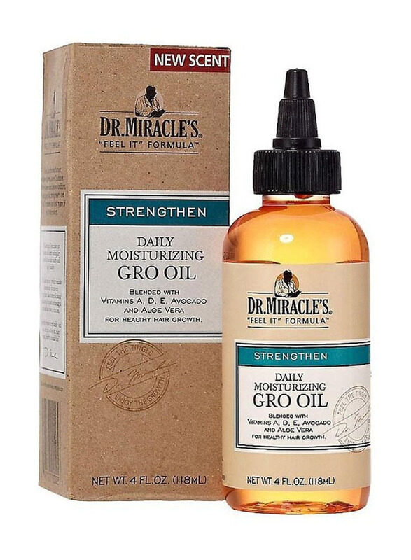 

Dr. Miracle'S Gold Daily Moisturing Gro Hair Oil, 4oz