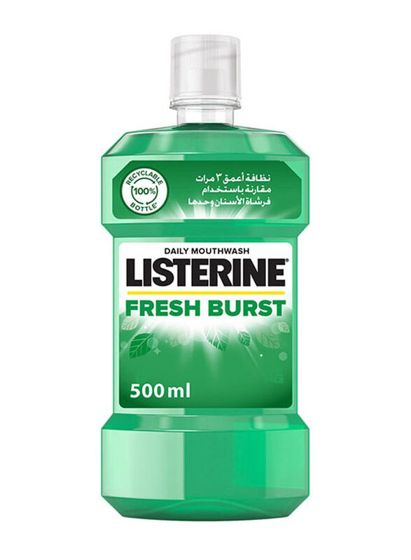 

Listerine Fresh Burst Mouthwash, 500ml