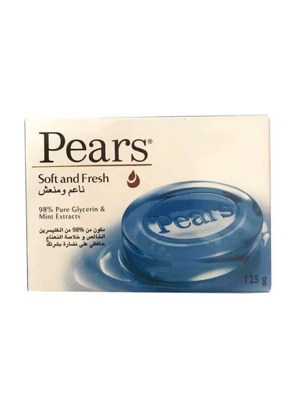 

Pears Soft & Fresh Pure Glycerin & Mint Extracts Soap, 125g