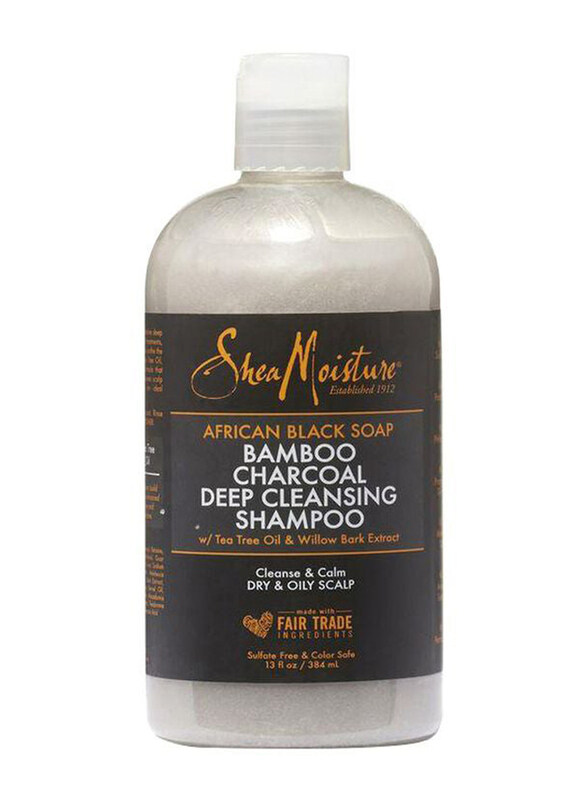 

SheaMoisture Bamboo Charcoal Deep Cleansing Shampoo for All Hair Types, 384ml