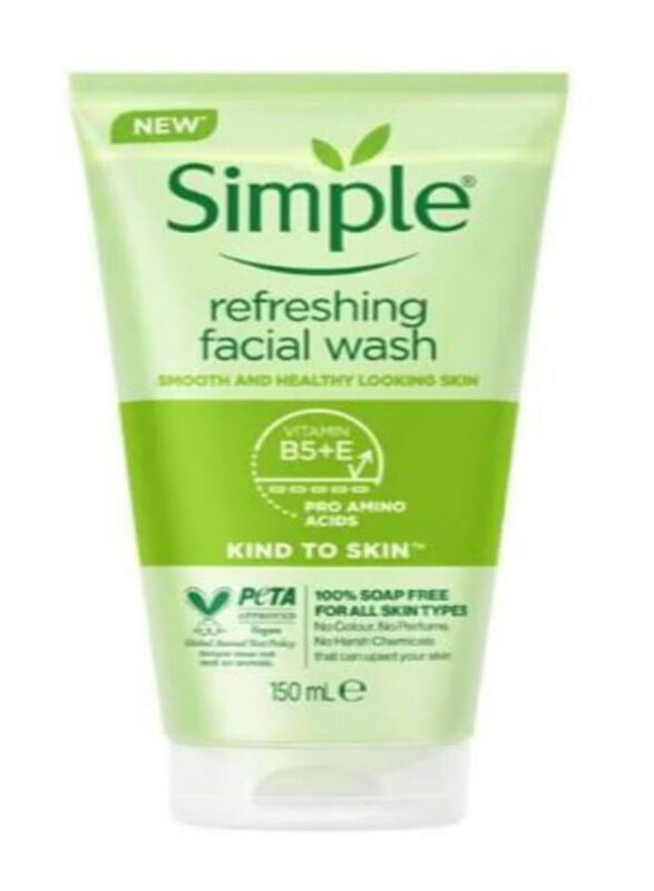 

Simple Kind to Skin Refreshing Facial Wash, 150ml