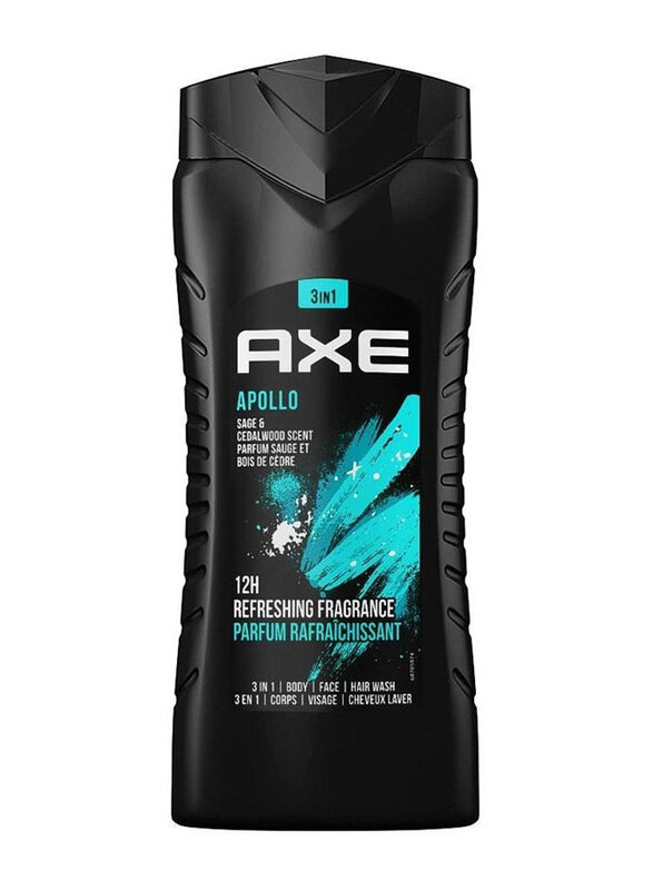 

AXE 3-in-1 Apollo Sage & Cedarwood Scent Shower Gel, 250ml