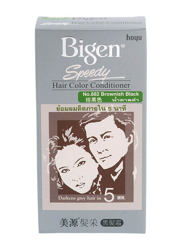 

Bigen Speedy Hair Colour Conditioner, 882 Brownish Black