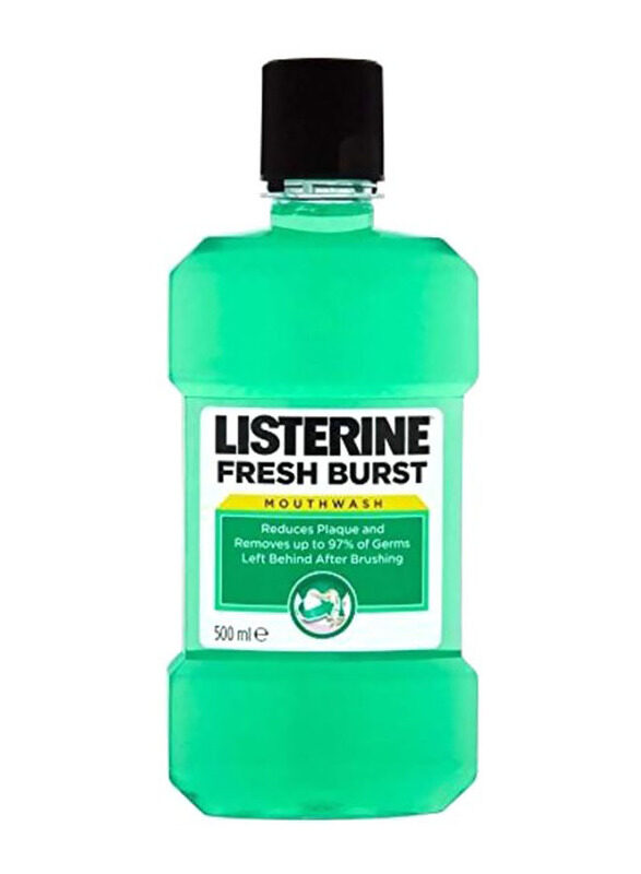 

Listerine Fresh Burst Antibacterial Mouthwash, 500ml