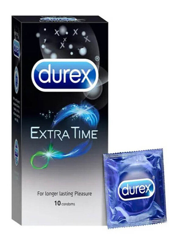 

Durex Extra Time Condom, 10 Pieces