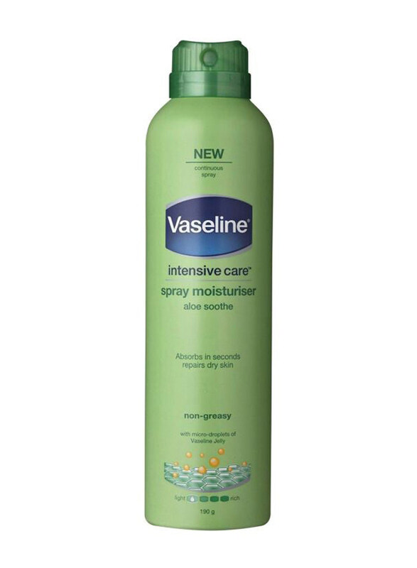 

Vaseline Intensive Care Aloe Soothe Spray Moisturiser, 190gm