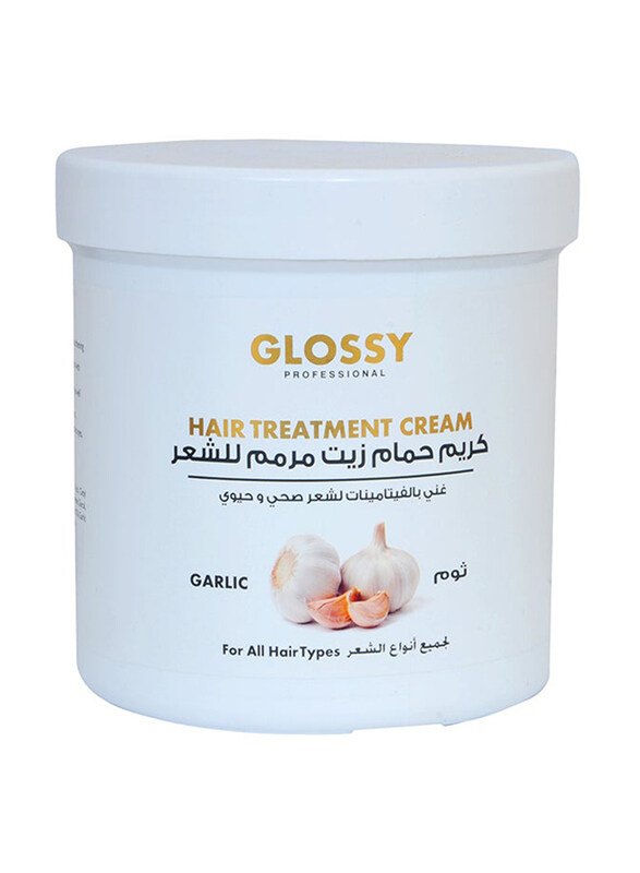 

Glossy Professional Garlic Hair Treatment Cream for All Hair Types, 1000ml