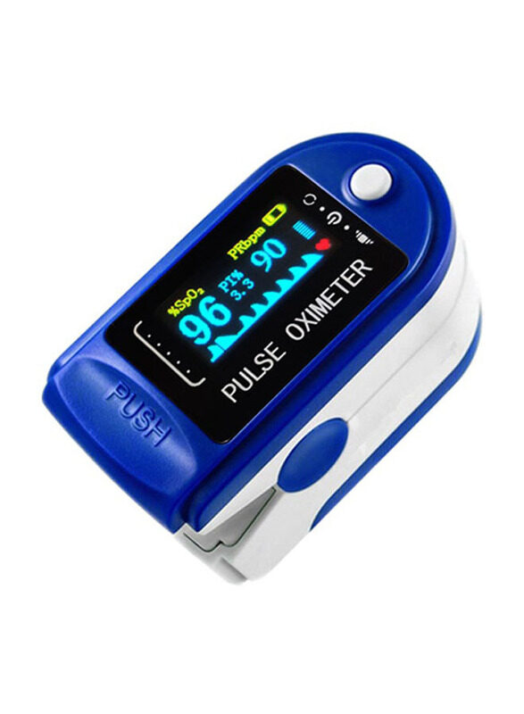 

Generic Digital Fingertip Pulse Oximeter, Blue