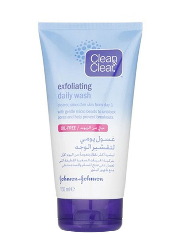 

Clean & Clear Exfoliating Oil Free Daily Face Wash, 150ml