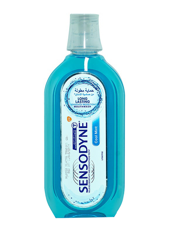 

Sensodyne Long Lasting Sensitivity Protection Cool Mint Mouthwash, 500ml