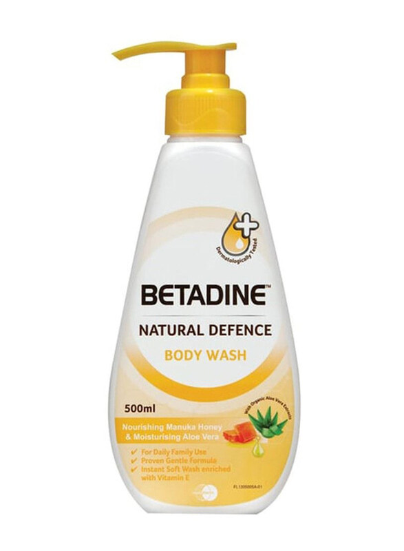 

Betadine Natural Defense Body Wash, 500ml