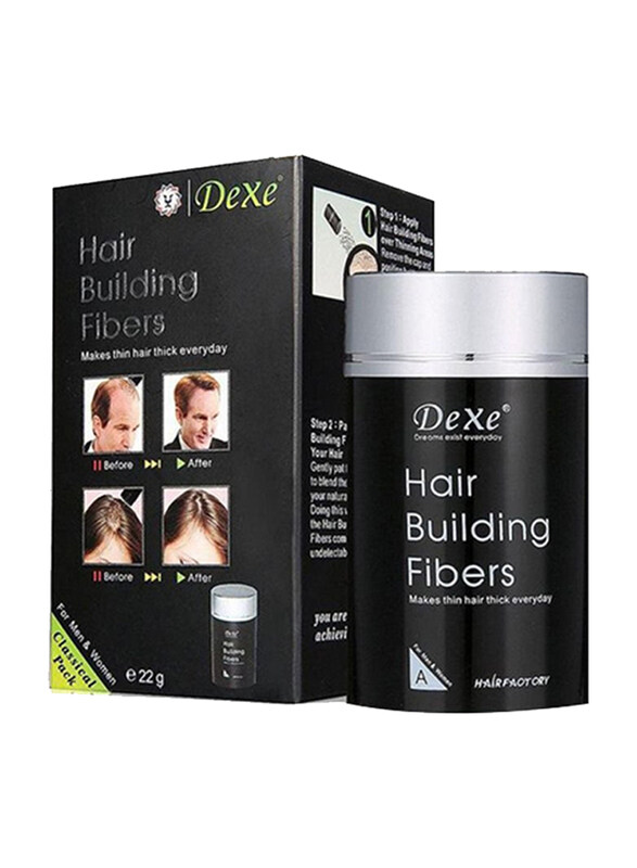 

Dexe Hair Building Fibers, Dark Brown, 22gm