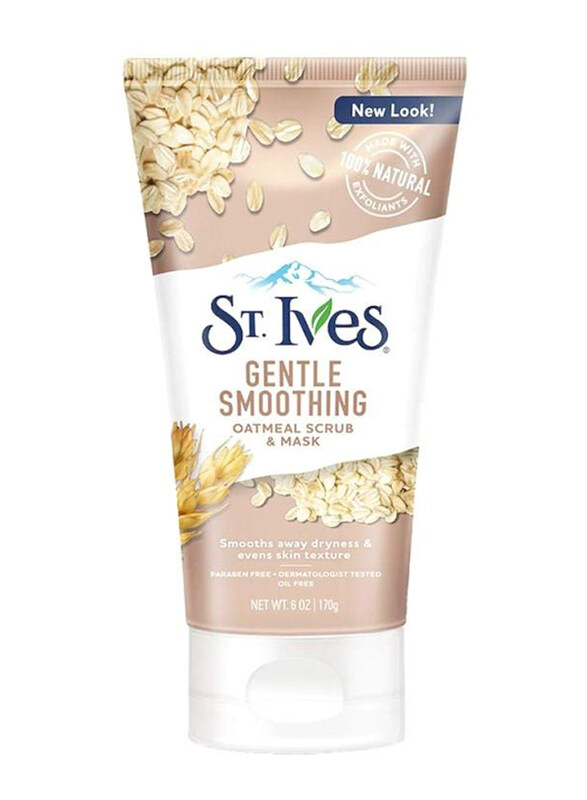 

St. Ives Gentle Smoothing Oatmeal Scrub & Mask, 170gm