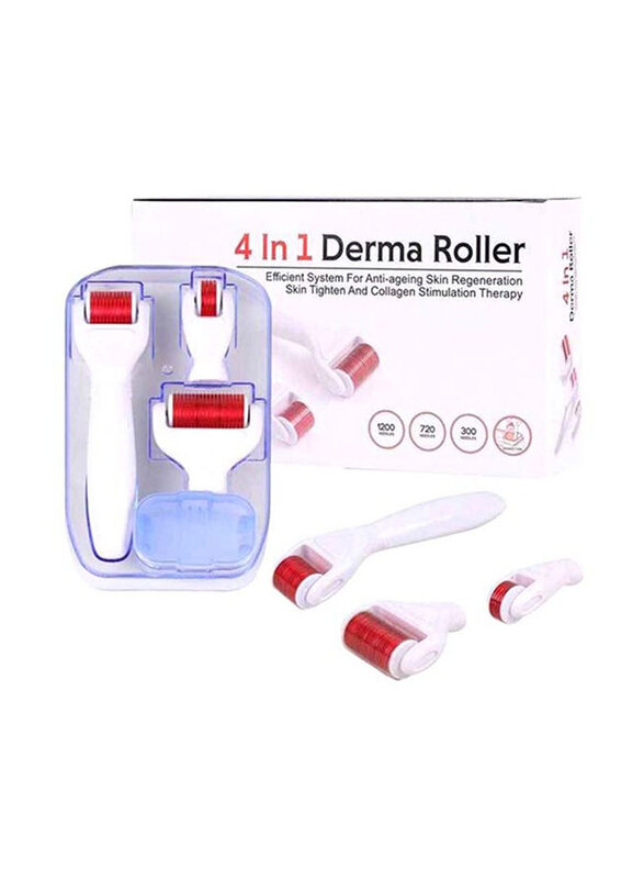 

Artlook 4-In-1 Derma Roller Kit, Red/White, One Size