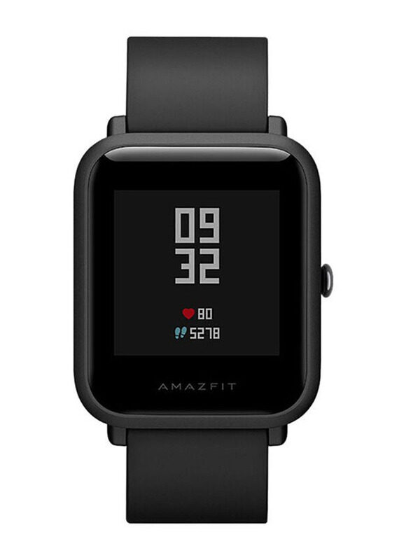 

Amazfit Bip 1.28-inch Smartwatch, GPS + Cellular with Silicone Band, Black