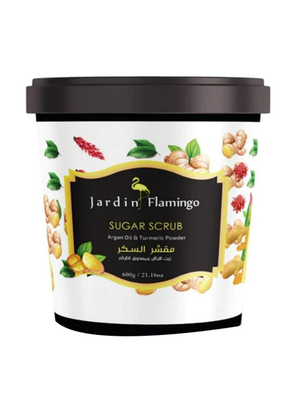 

Jardin Flamingo Sugar Scrub with Argan Oil & Tumeric Powder, 600gm