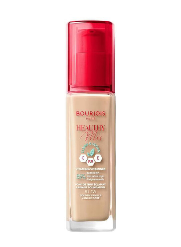 

Bourjois Paris Healthy Mix Anti-Fatigue Foundation, 30ml, Vanilla, 52 Vanilla