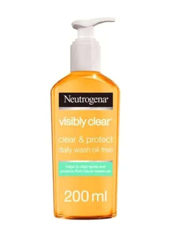 

Neutrogena Visibly Clear And Protect Daily Wash, 200ml